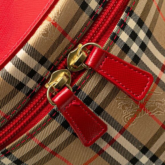 Burberry Haymarket Check Canvas Vanity Bag - Picture 6 of 10